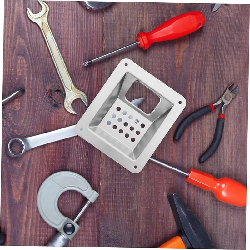 Stainless Steel Outdoor Ashtray 12 5X10 5X1 6CM Portable Wind Resistant Ash Holder - Image 5